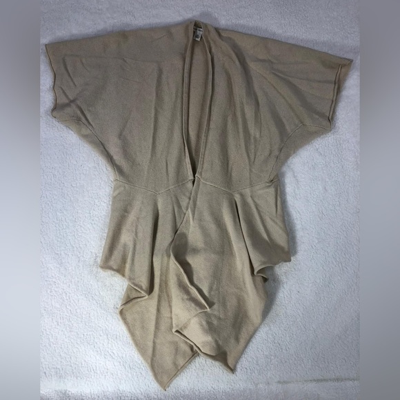 Banana Republic Cardigan Short Sleeve Open Front Waterfall Sz Xs - Picture 2 of 10